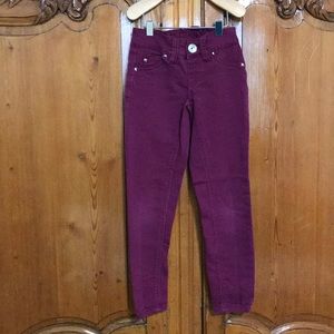 Justice Premium Jeans in a Raspberry Color